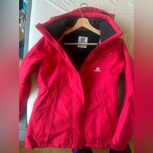 Salomon Women's Vibrant Pink Ski Jacket